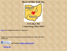 Tablet Screenshot of heartofohiotrail.org